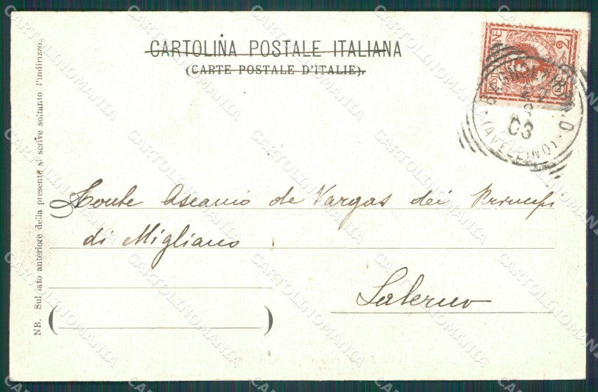 Avellino Bagnoli Irpino Militari cartolina XB3348 – retro