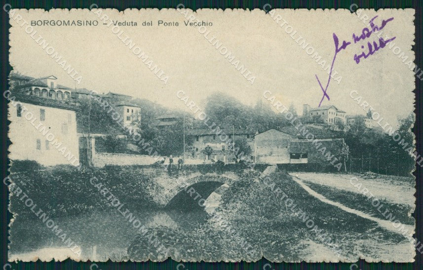 Torino Borgomasino cartolina XB3357 – fronte