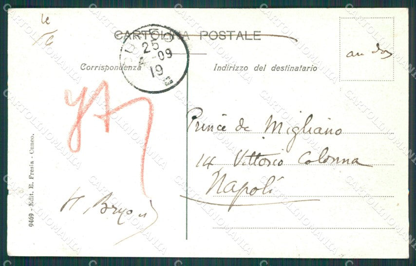 Cuneo città STRAPPINO cartolina XB3381 – retro