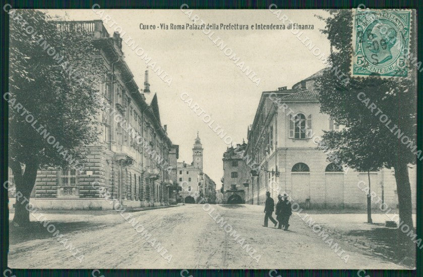 Cuneo città PIEGA cartolina XB3384 – fronte