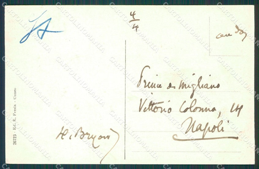 Cuneo città cartolina XB3392 – retro