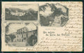 Salerno Cava dei Tirreni Saluti da Boneo PIEGA cartolina XB3407 – fronte