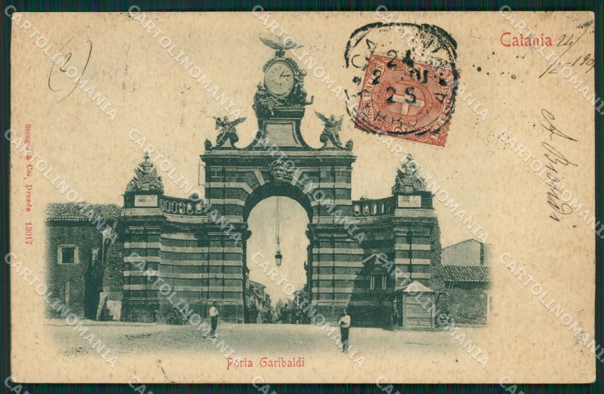 Catania città cartolina XB3430 – fronte