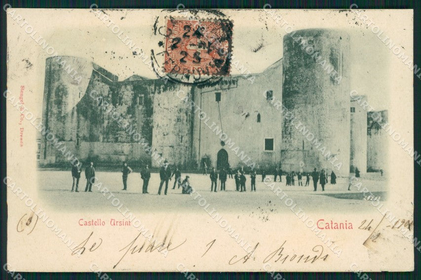 Catania città cartolina XB3431 – fronte