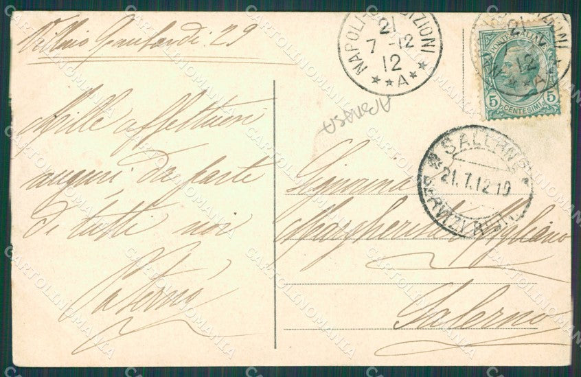 Napoli Casamicciola ABRASA cartolina XB3439 – retro