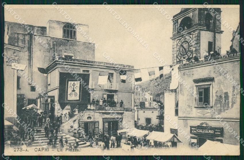 Napoli Capri Poste cartolina XB3440 – fronte