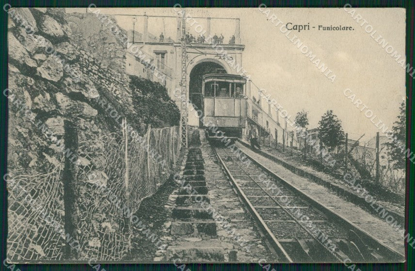 Napoli Capri Funicolare cartolina XB3442 – fronte