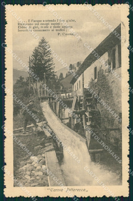 Udine Carnia Chiesa cartolina XB3445 – fronte