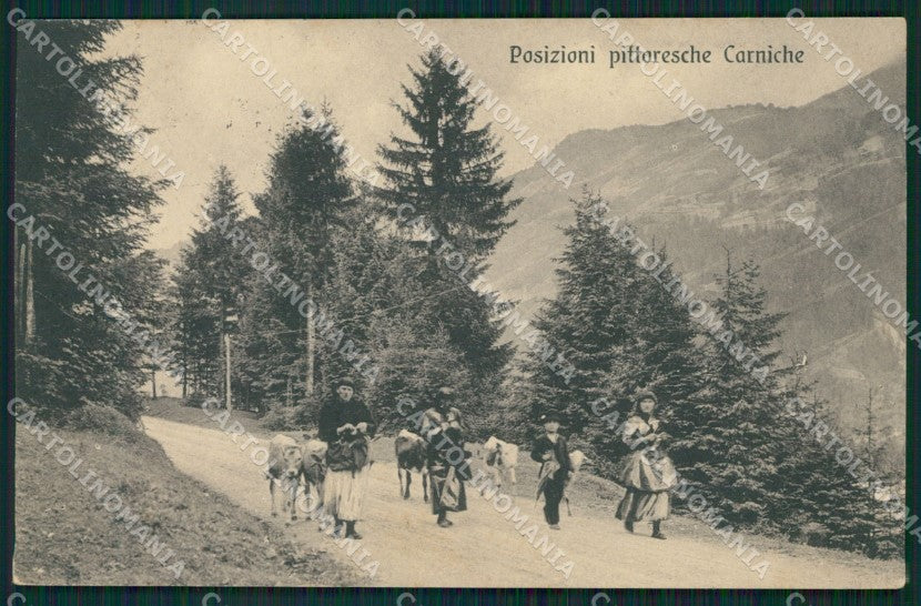 Udine Carnia cartolina XB3451 – fronte