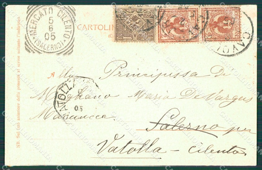 Torino Cavour cartolina XB3455 – retro