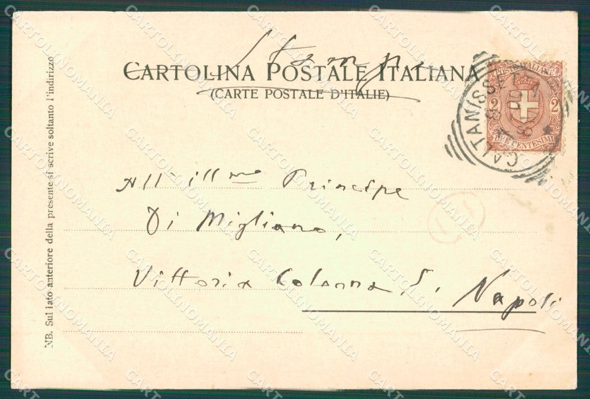 Caltanissetta città cartolina XB3465 – retro