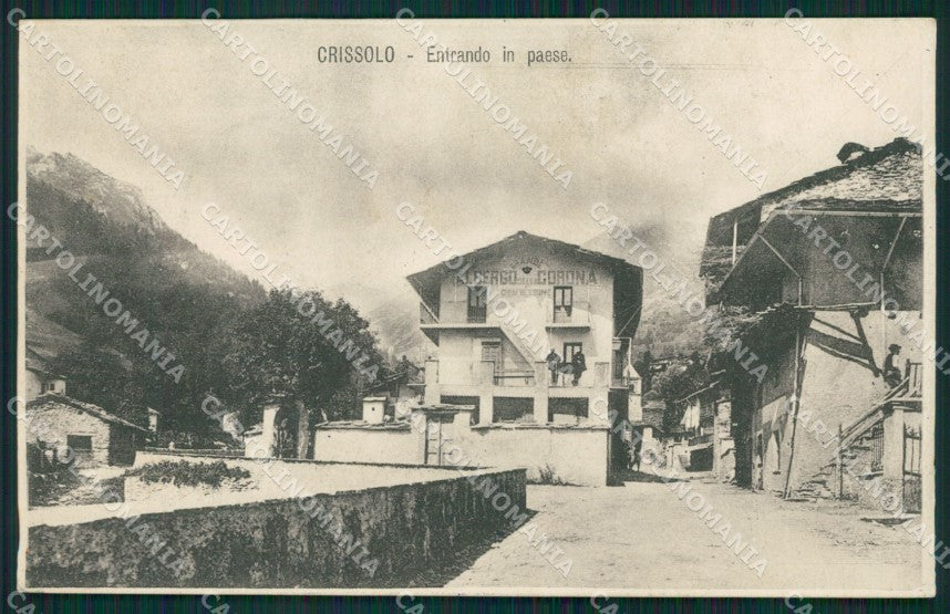 Cuneo Crissolo cartolina XB3473 – fronte