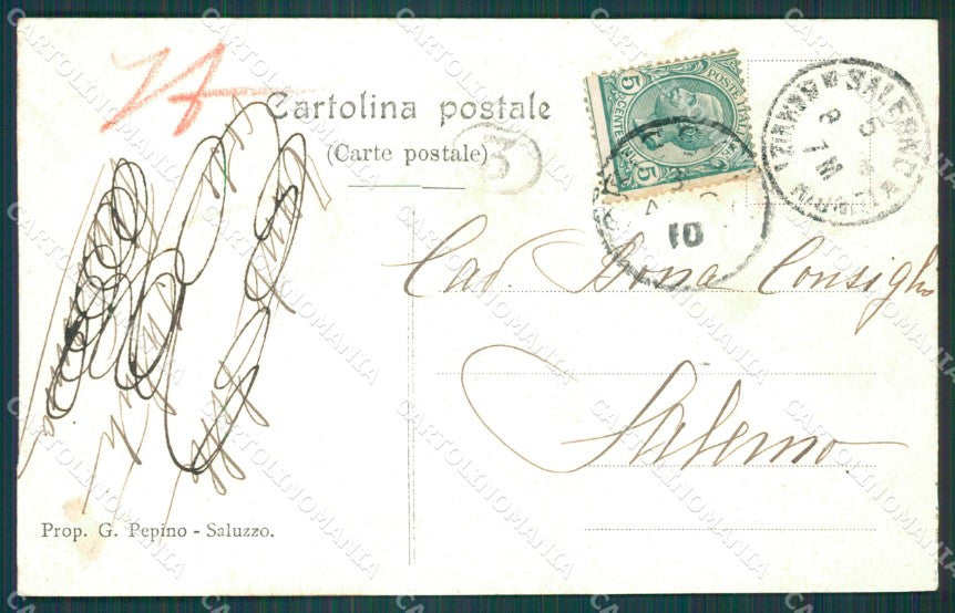Cuneo Crissolo cartolina XB3473 – retro