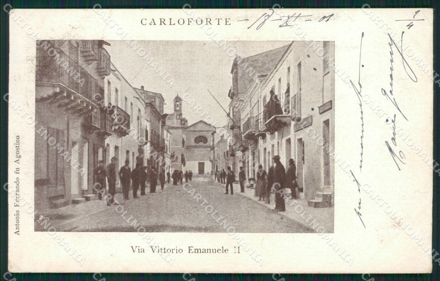 Cagliari Carloforte cartolina XB3490 – fronte