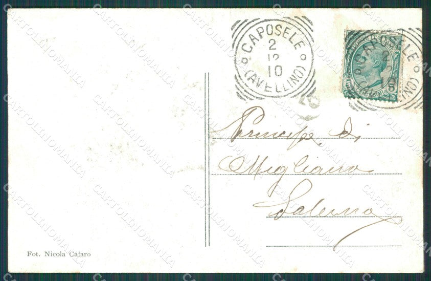 Avellino Caposele Acquedotto Pugliese cartolina XB3492 – retro