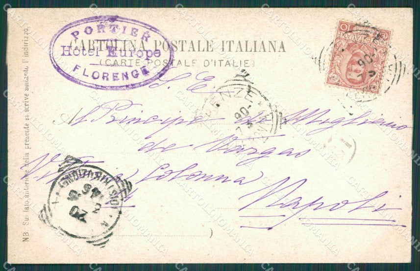 Firenze città cartolina XB3500 – retro