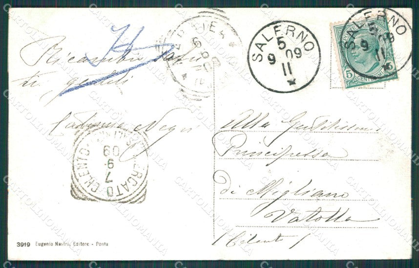 Salerno Gaiano cartolina XB3529 – retro