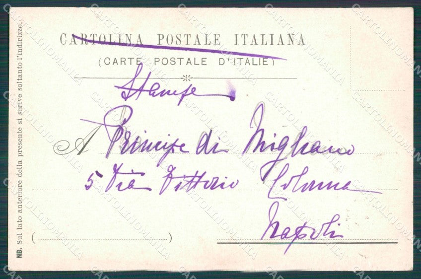 Genova Santuario della Guardia cartolina XB3531 – retro