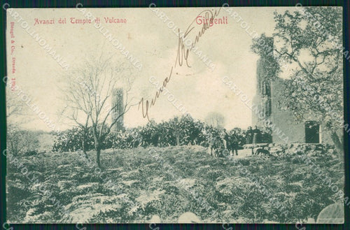 Agrigento Girgenti città cartolina XB3535 – fronte