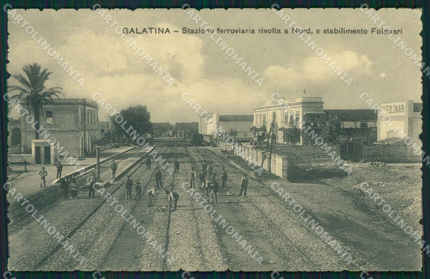 Lecce Galatina Stazione cartolina XB3537 – fronte