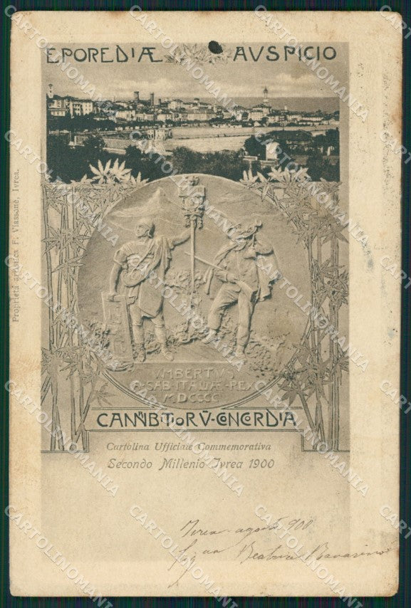 Torino Ivrea Commemorativa cartolina XB3541 – fronte