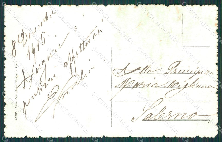 Milano Lodi cartolina XB3554 – retro