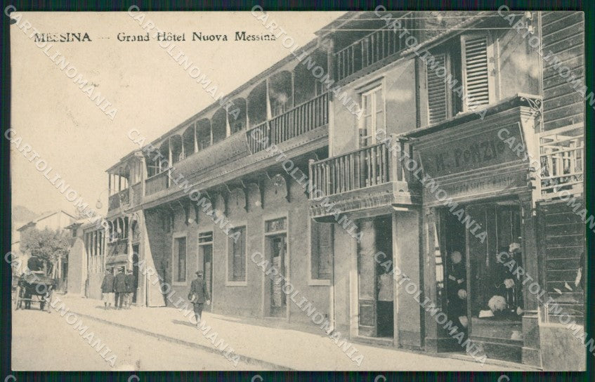 Messina città ABRASA cartolina XB3564 – fronte