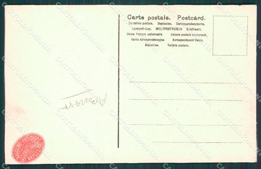 Messina città ABRASA cartolina XB3572 – retro