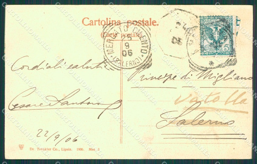 Messina città cartolina XB3573 – retro