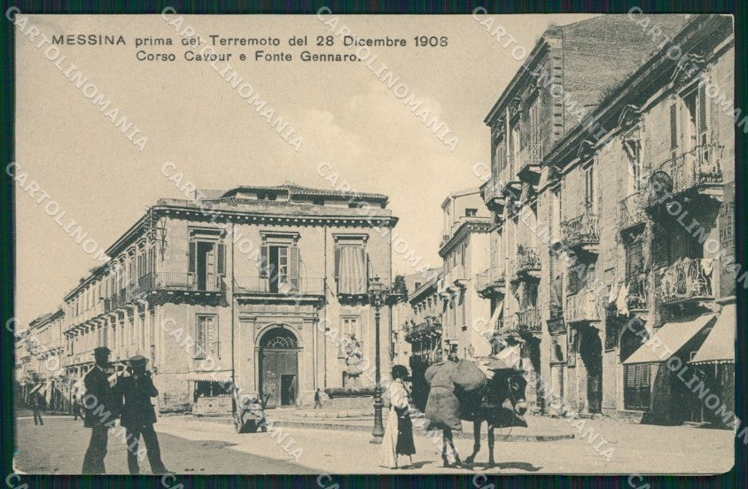Messina città ABRASA cartolina XB3579 – fronte