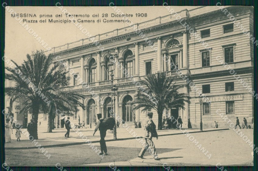 Messina città ABRASA cartolina XB3580 – fronte