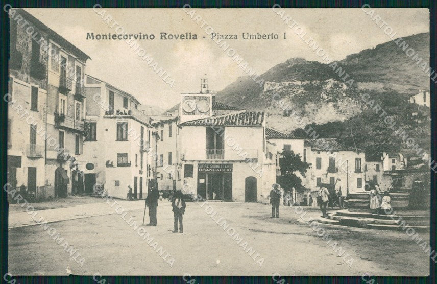 Salerno Montecorvino Rovella PIEGA STRAPPINO cartolina XB3591 – fronte