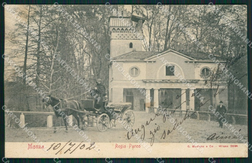 Milano Monza cartolina XB3607 – fronte