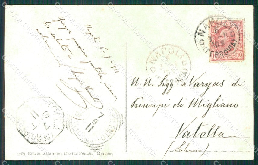 Benevento Morcone cartolina XB3616 – retro