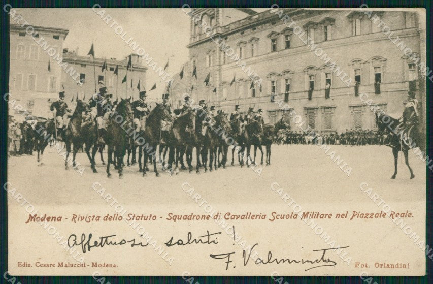 Modena città Militari PIEGHINA cartolina XB3623 – fronte