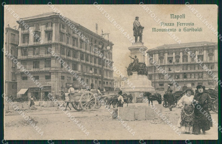 Napoli città Garibaldi cartolina XB3625 – fronte
