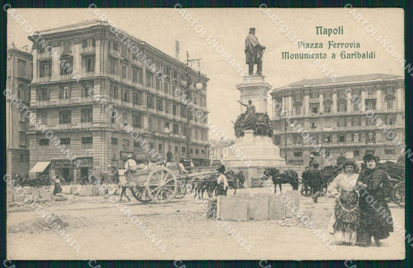 Napoli città Garibaldi cartolina XB3626 – fronte