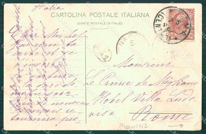 Napoli città PIEGHINA cartolina XB3630 – retro