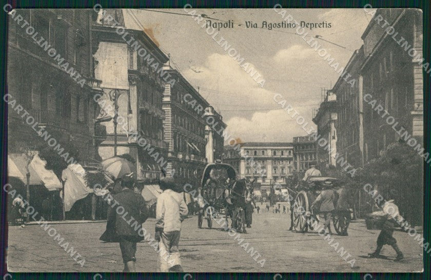 Napoli città MACCHIE cartolina XB3637 – fronte