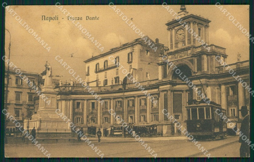 Napoli città Tram cartolina XB3645 – fronte