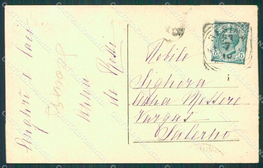 Napoli città cartolina XB3646 – retro