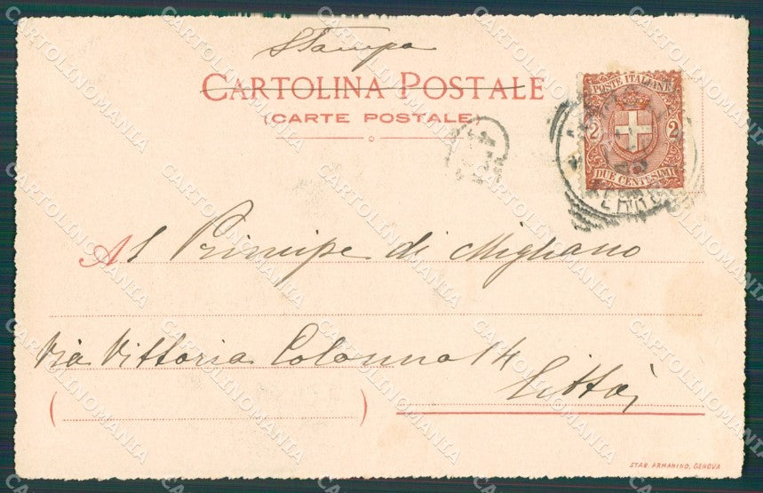 Napoli città Costumi Ragozino cartolina XB3688 – retro