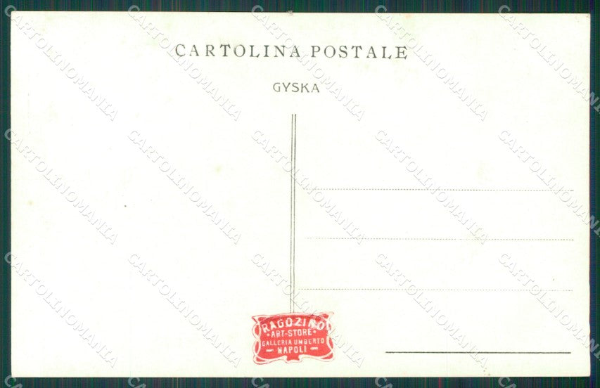 Napoli città Savoia Regia Nave Trinacria foto cartolina XB3722 – retro