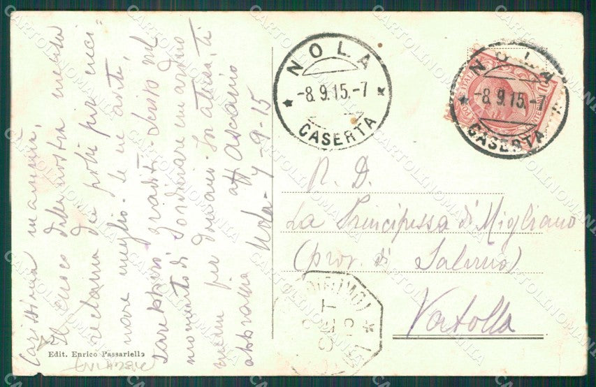 Napoli Nola PIEGHINA cartolina XB3745 – retro