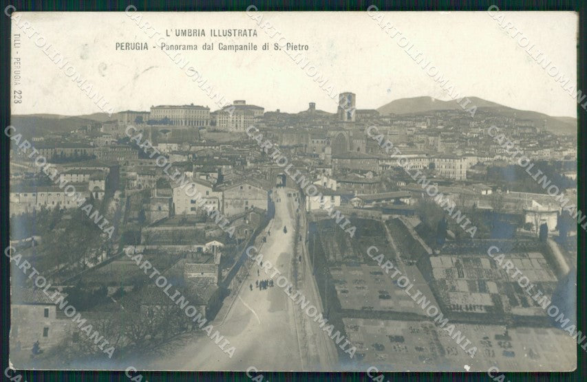 Perugia città Tilli foto cartolina XB3760 – fronte
