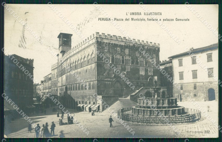 Perugia città Tilli foto cartolina XB3761 – fronte
