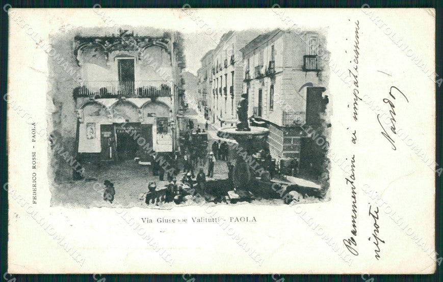 Cosenza Paola cartolina XB3771 – fronte