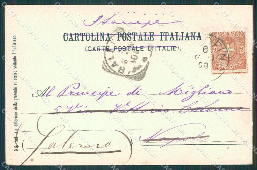 Genova Portofino cartolina XB3806 – retro