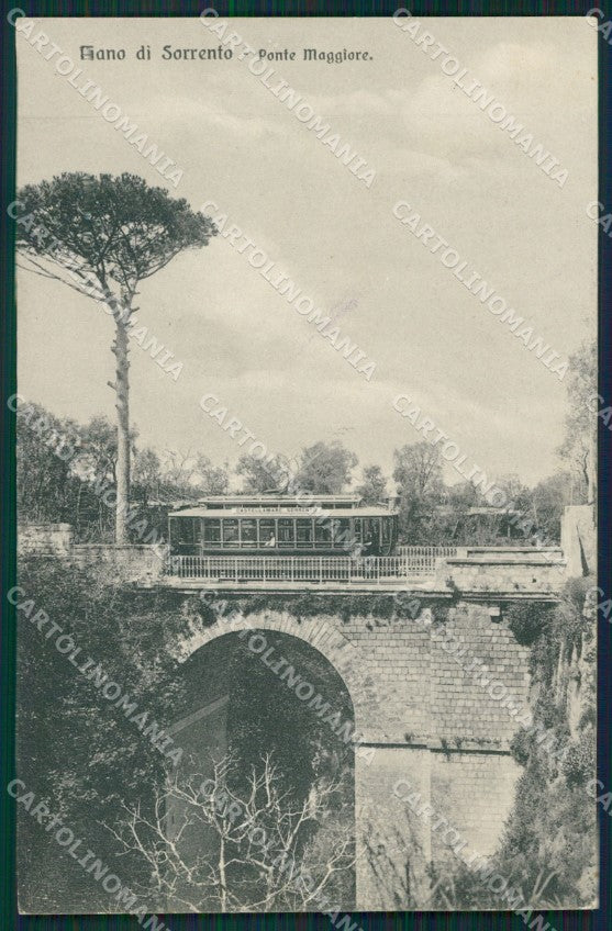 Napoli Piano di Sorrento Tram cartolina XB3809 – fronte