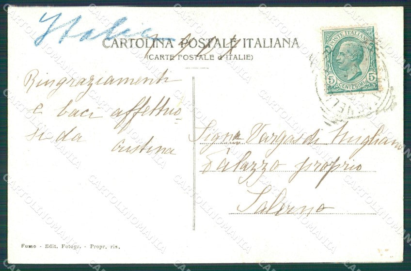 Napoli Piano di Sorrento Tram cartolina XB3809 – retro